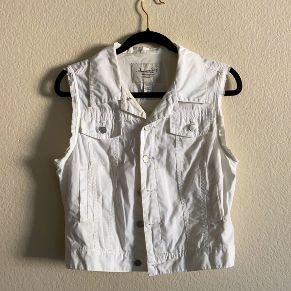 American Rag Vest, Size Large, White